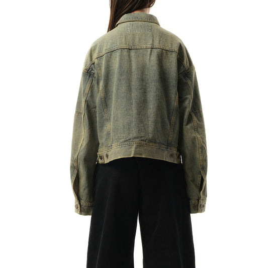 Gem Denim Jacket in Surface Wave