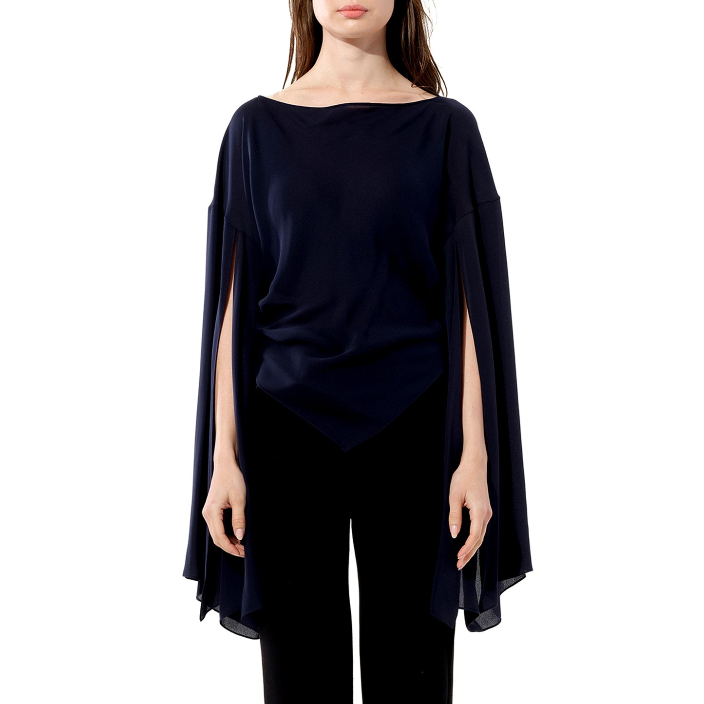 Georgette Top in Black