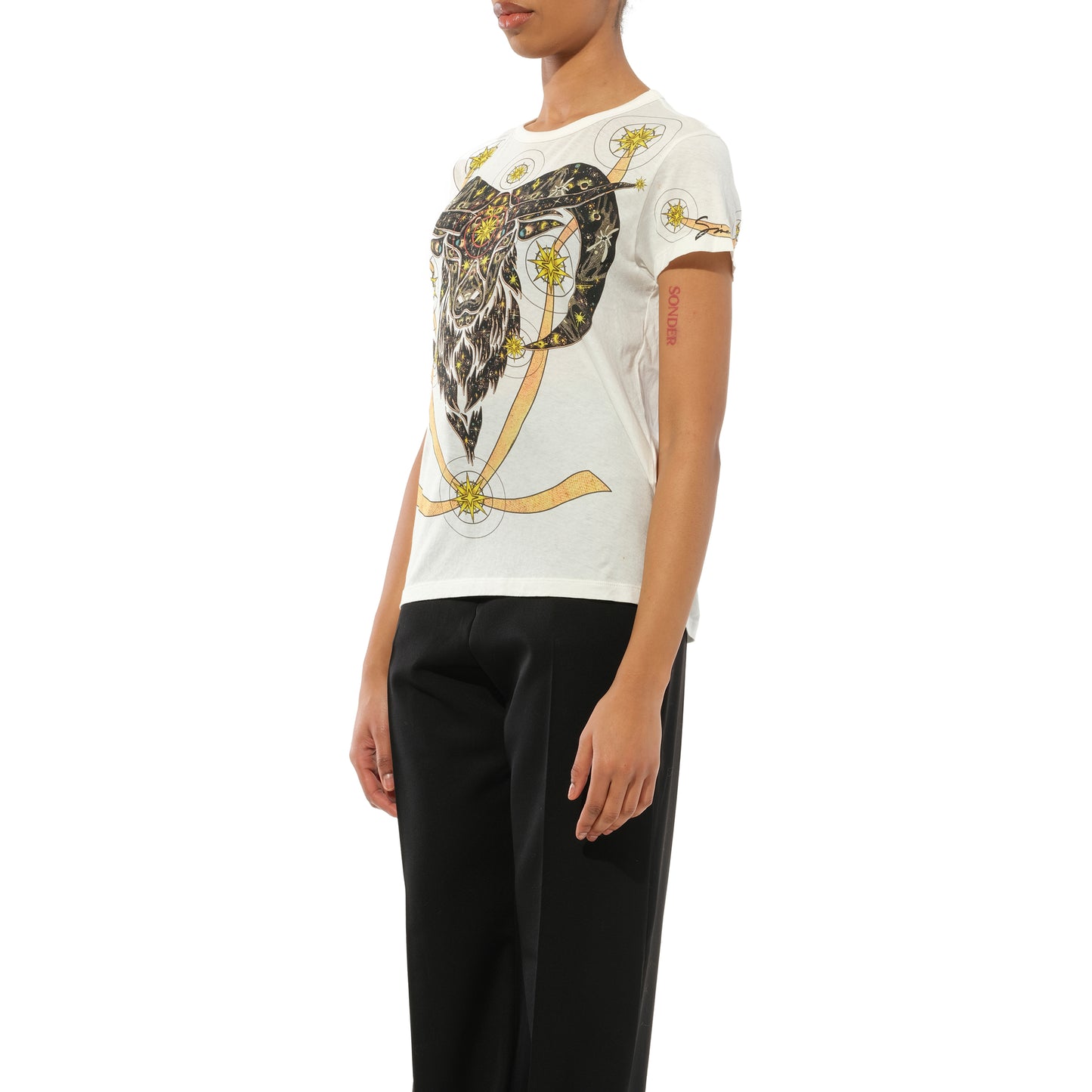 Givenchy Aries T-Shirt Ecru