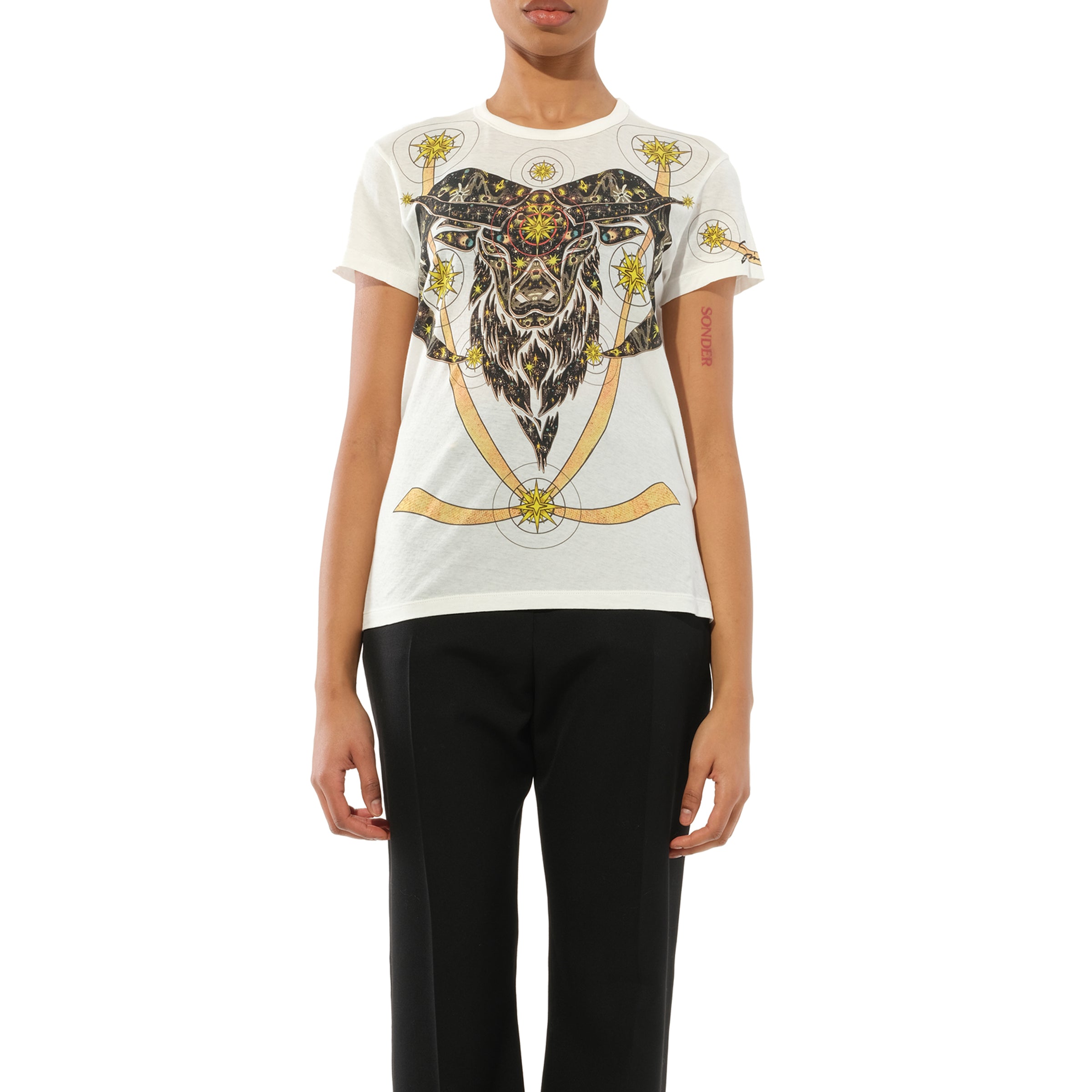 Givenchy Aries T-Shirt Ecru