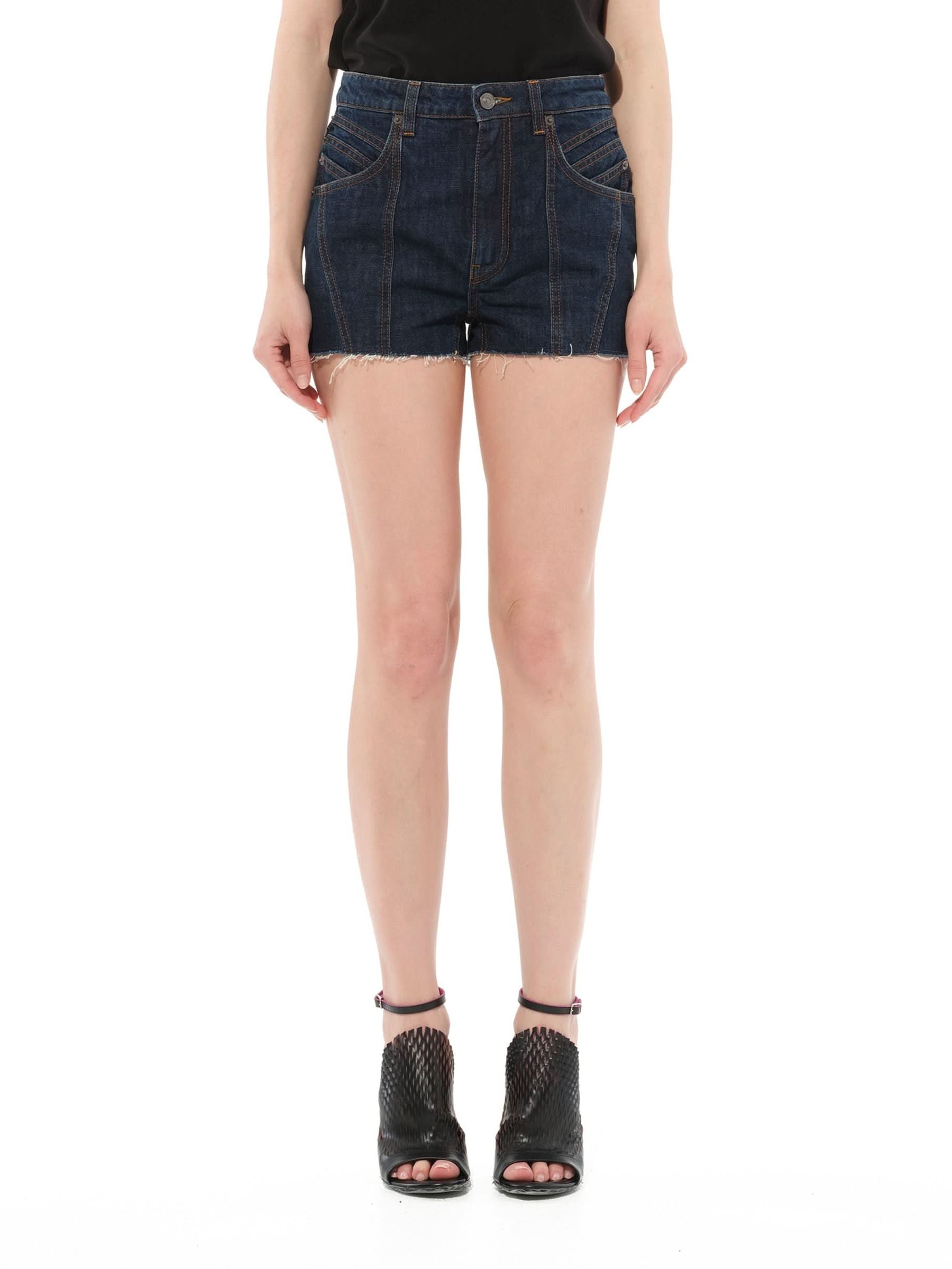 Denim Shorts in Indigo