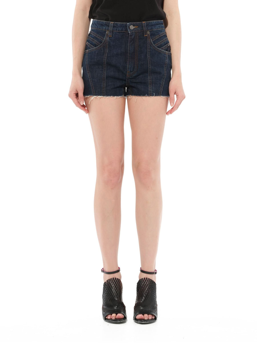 Denim Shorts in Indigo