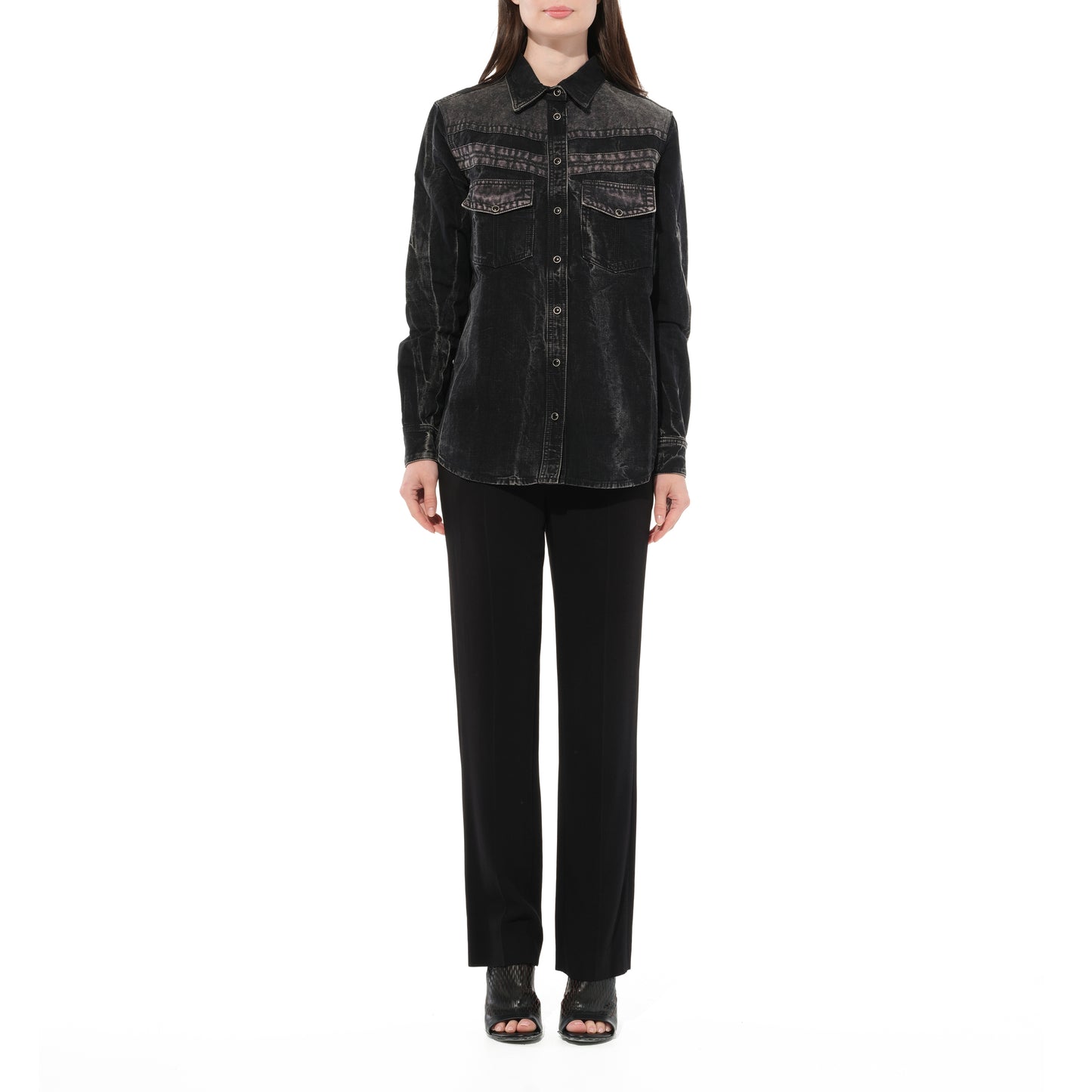 Givenchy Long Sleeve Shirts in Black