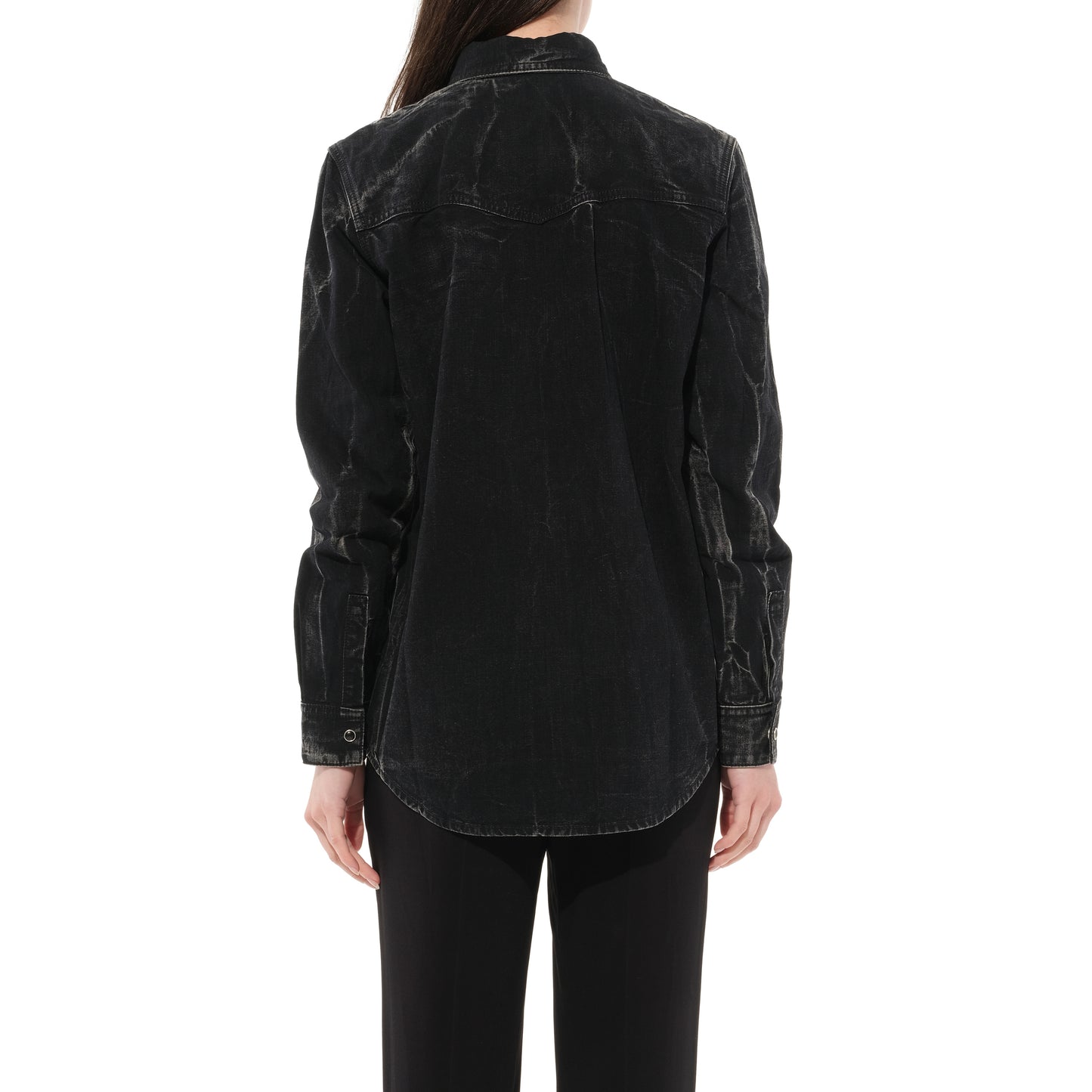 Givenchy Long Sleeve Shirts in Black