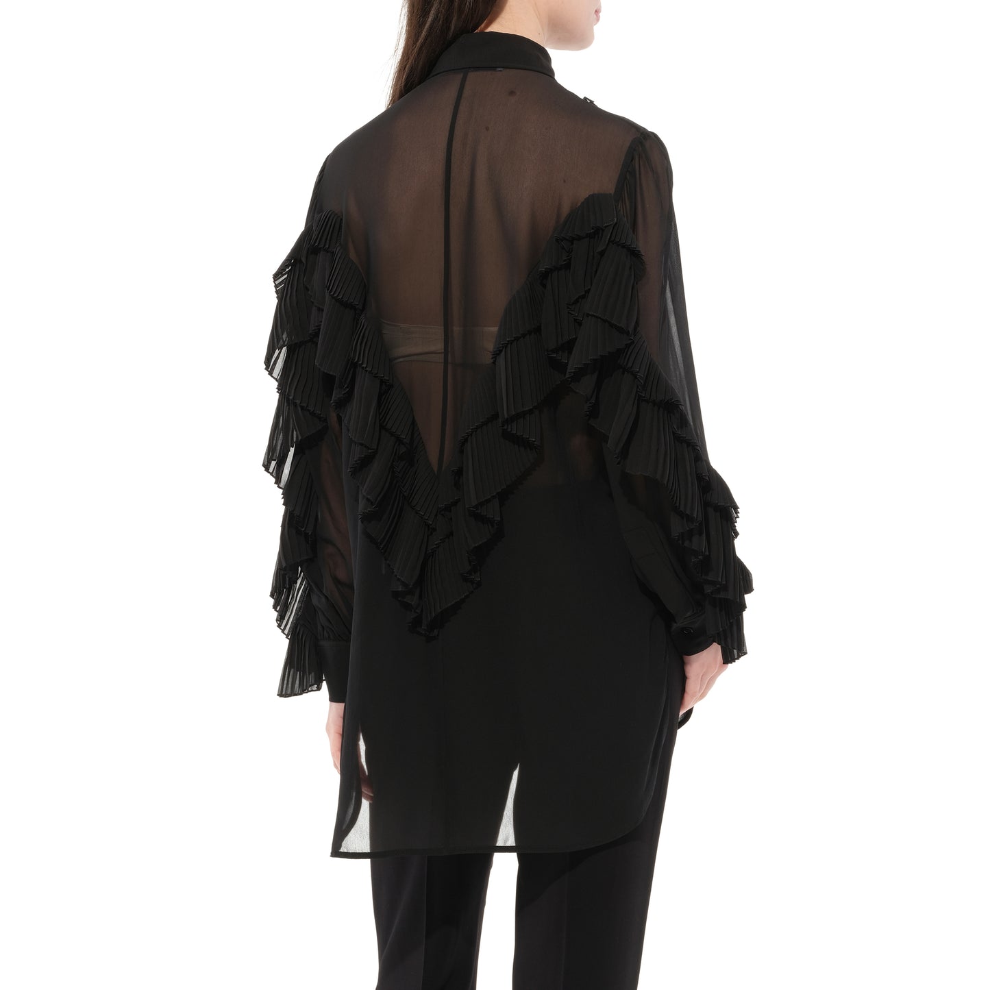 Givenchy Long Sleeves Shirts in Black