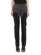 Jeans in Two Tone Black