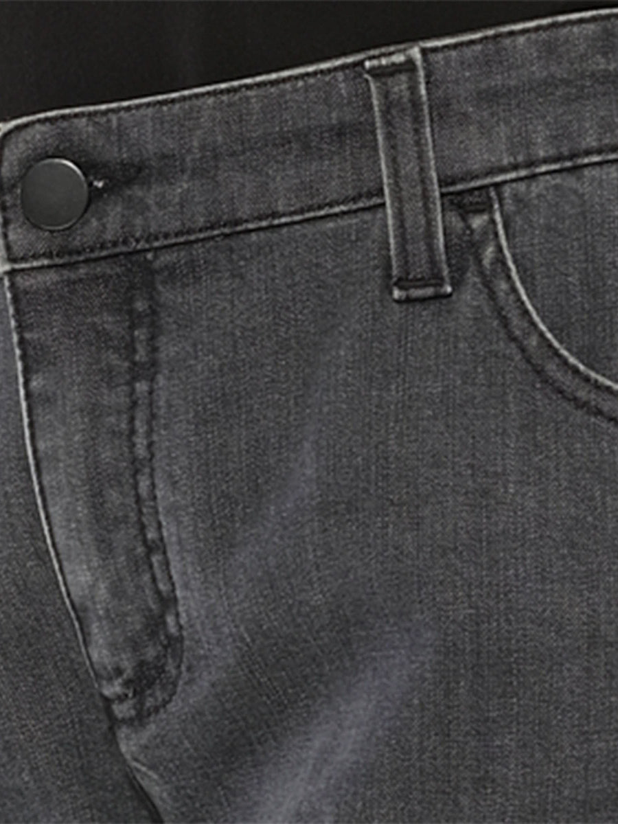 Jeans in Two Tone Black