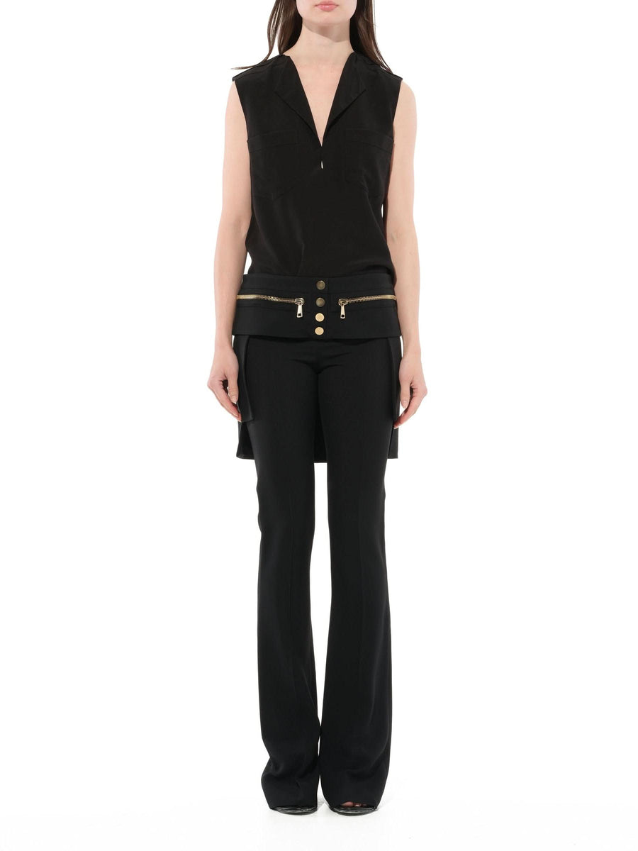Wait Zip Pants in Black