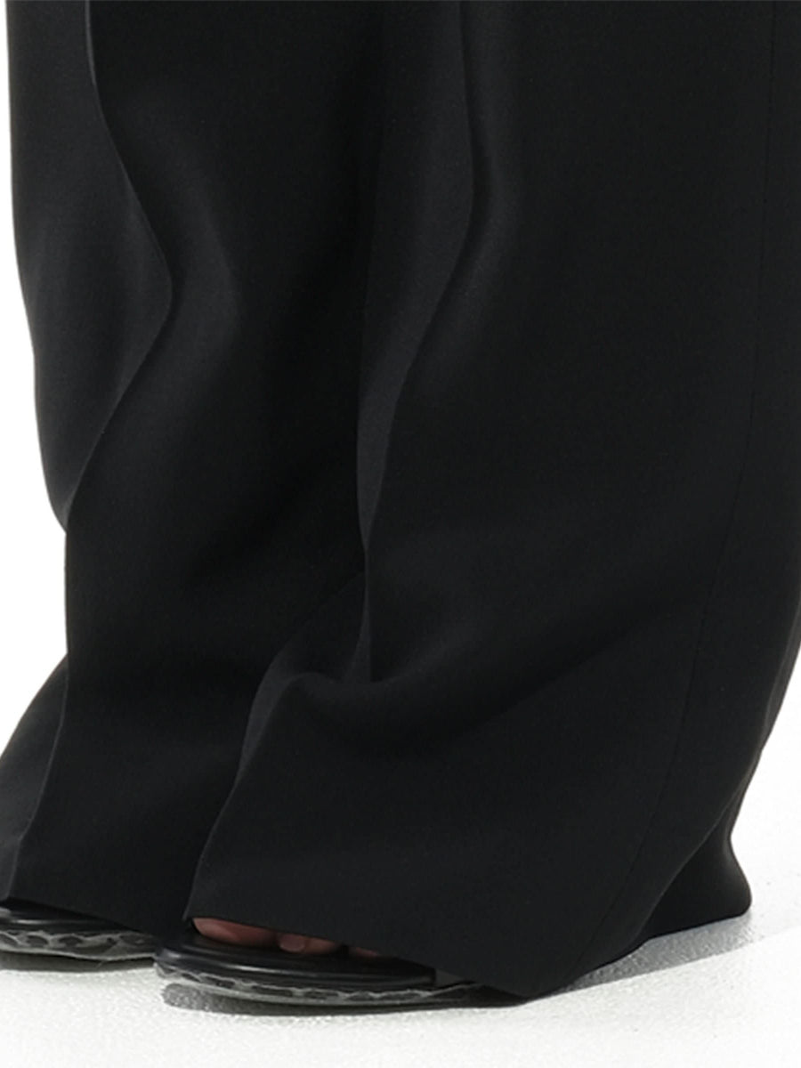 Wait Zip Pants in Black