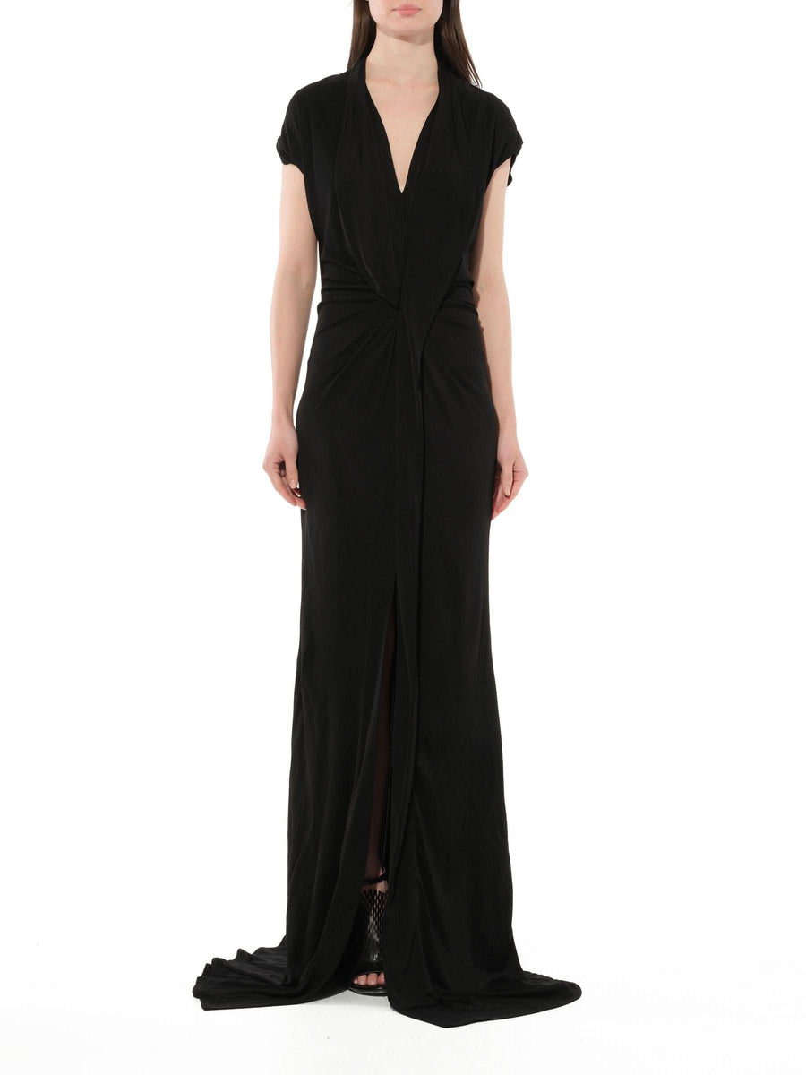 Podium Long Dress in Black