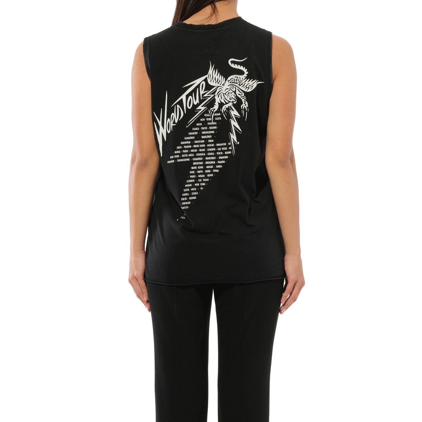 Givenchy Podium Sleeveless T-Shirt Black