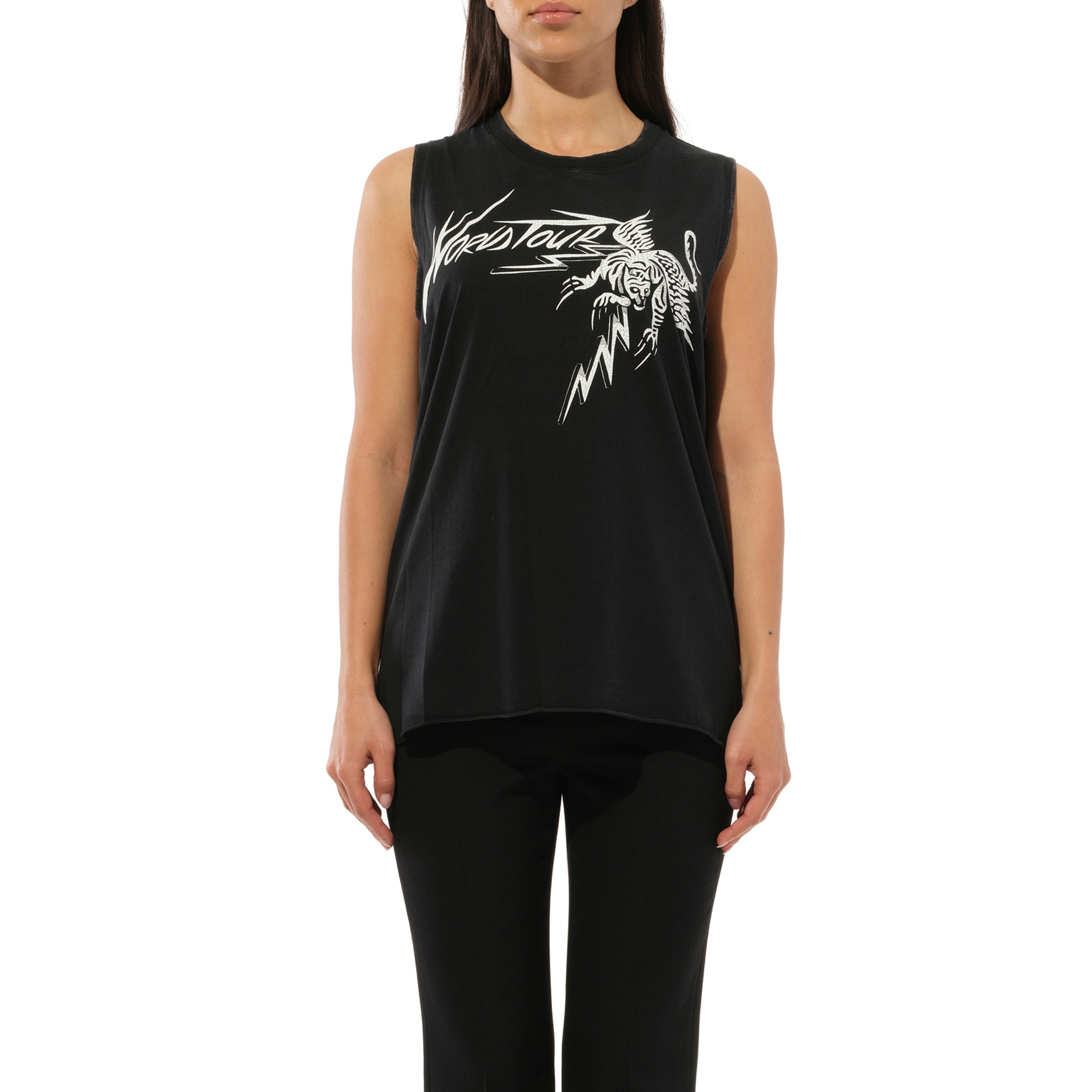 Givenchy Podium Sleeveless T-Shirt Black