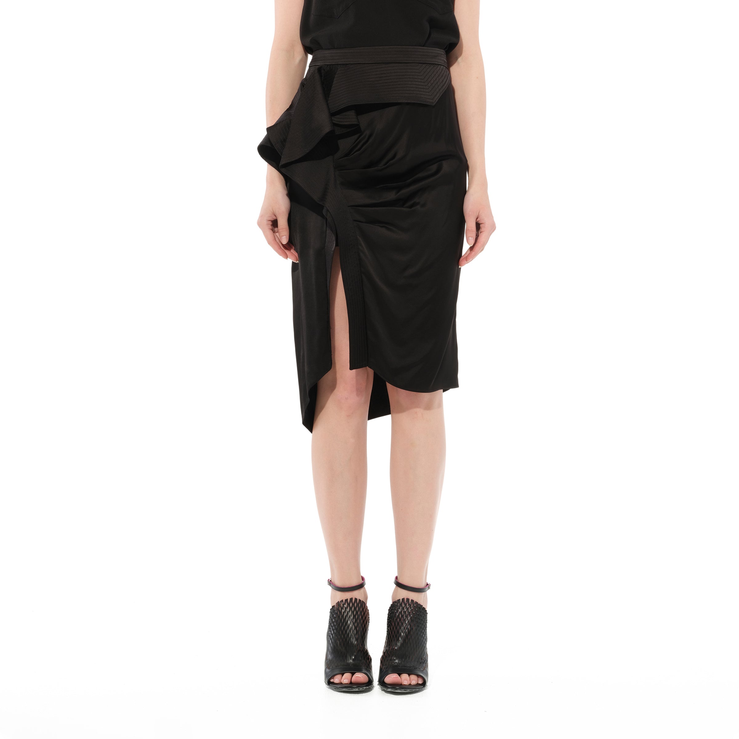 Givenchy Satin Skirt in Black