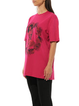 Short Sleeve T-Shirt in Fushia