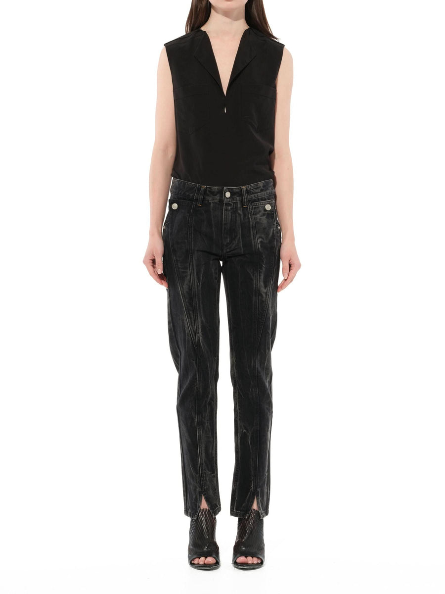 Slim Fit Jeans in Black