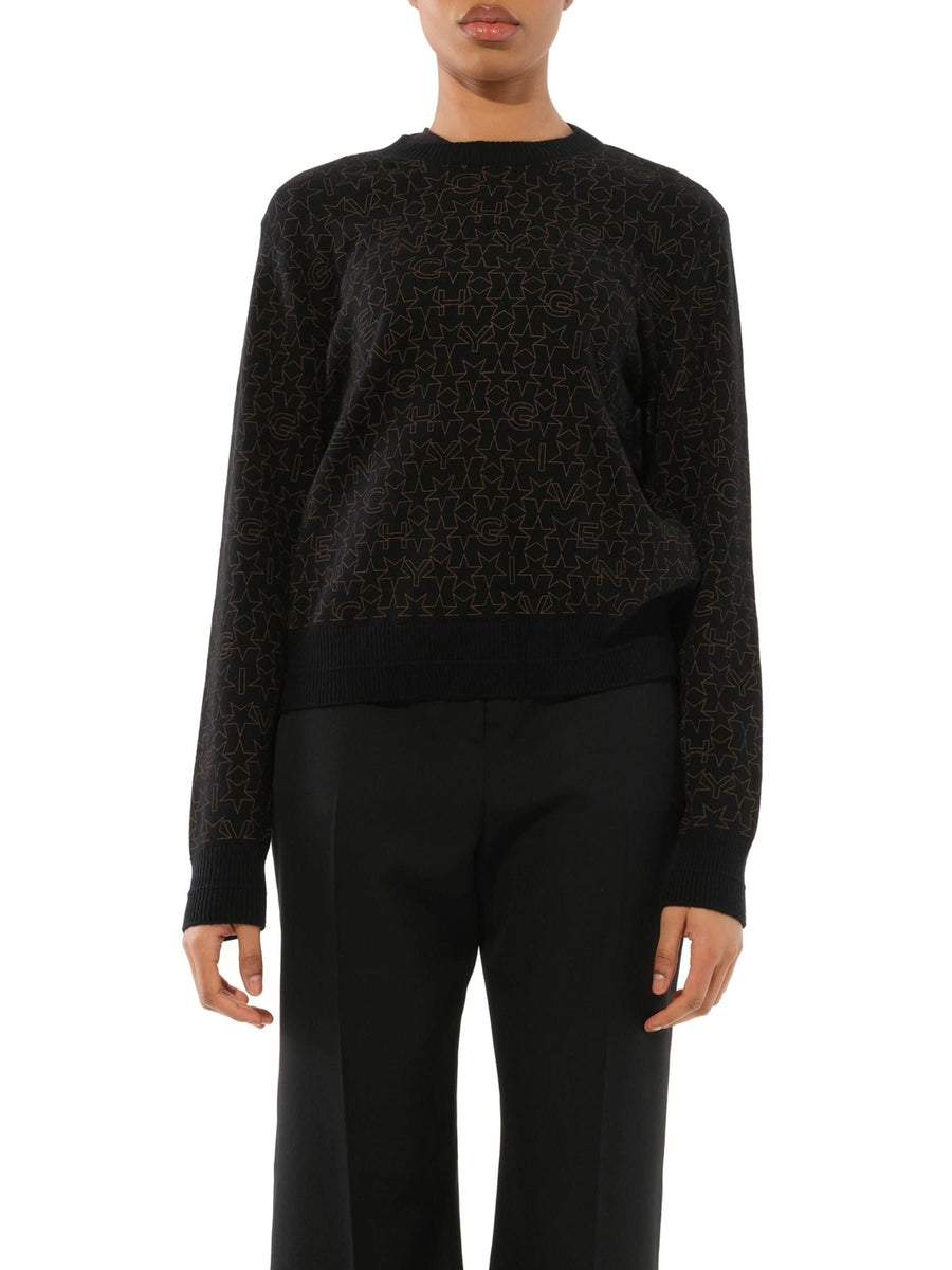 Star Sweatshirt in Black