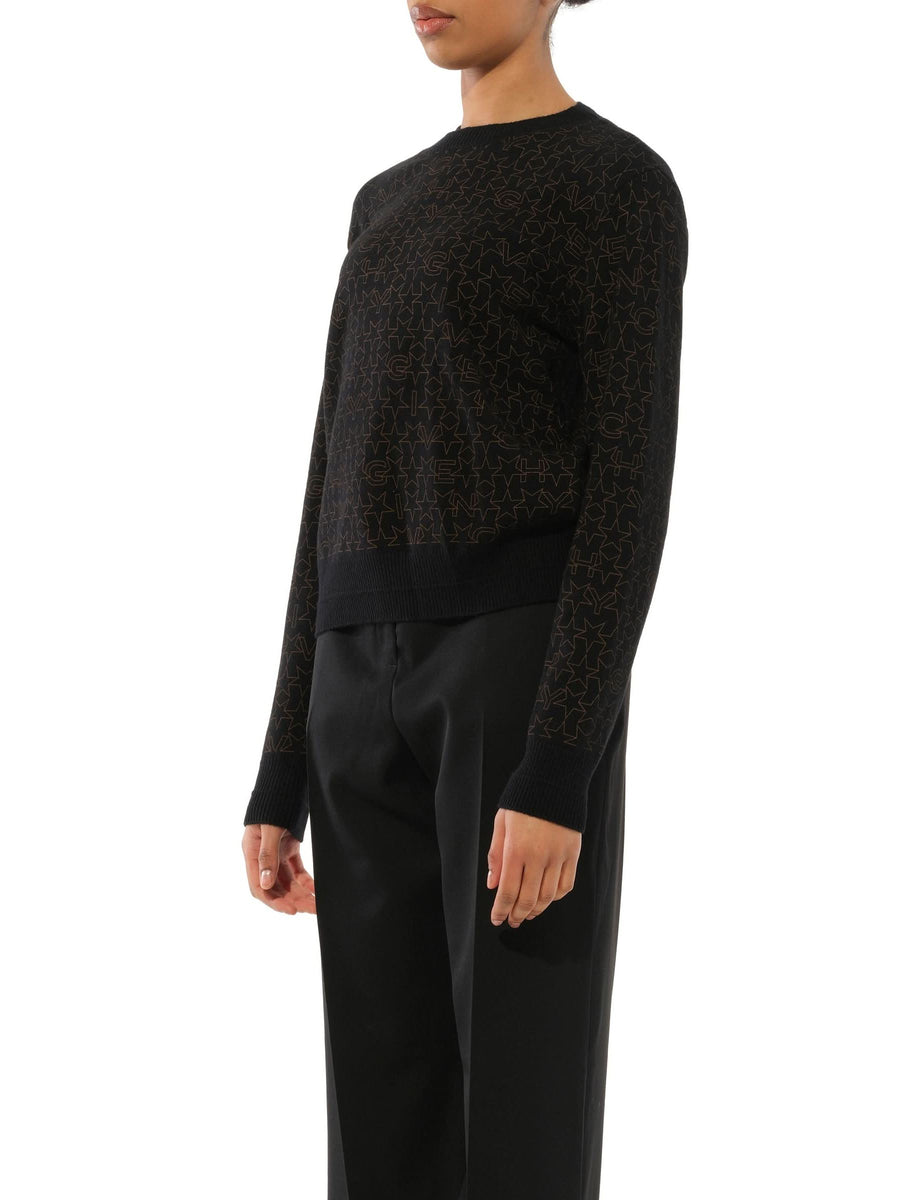Star Sweatshirt in Black