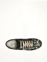 Replica Paint Splatter Sneaker in Black