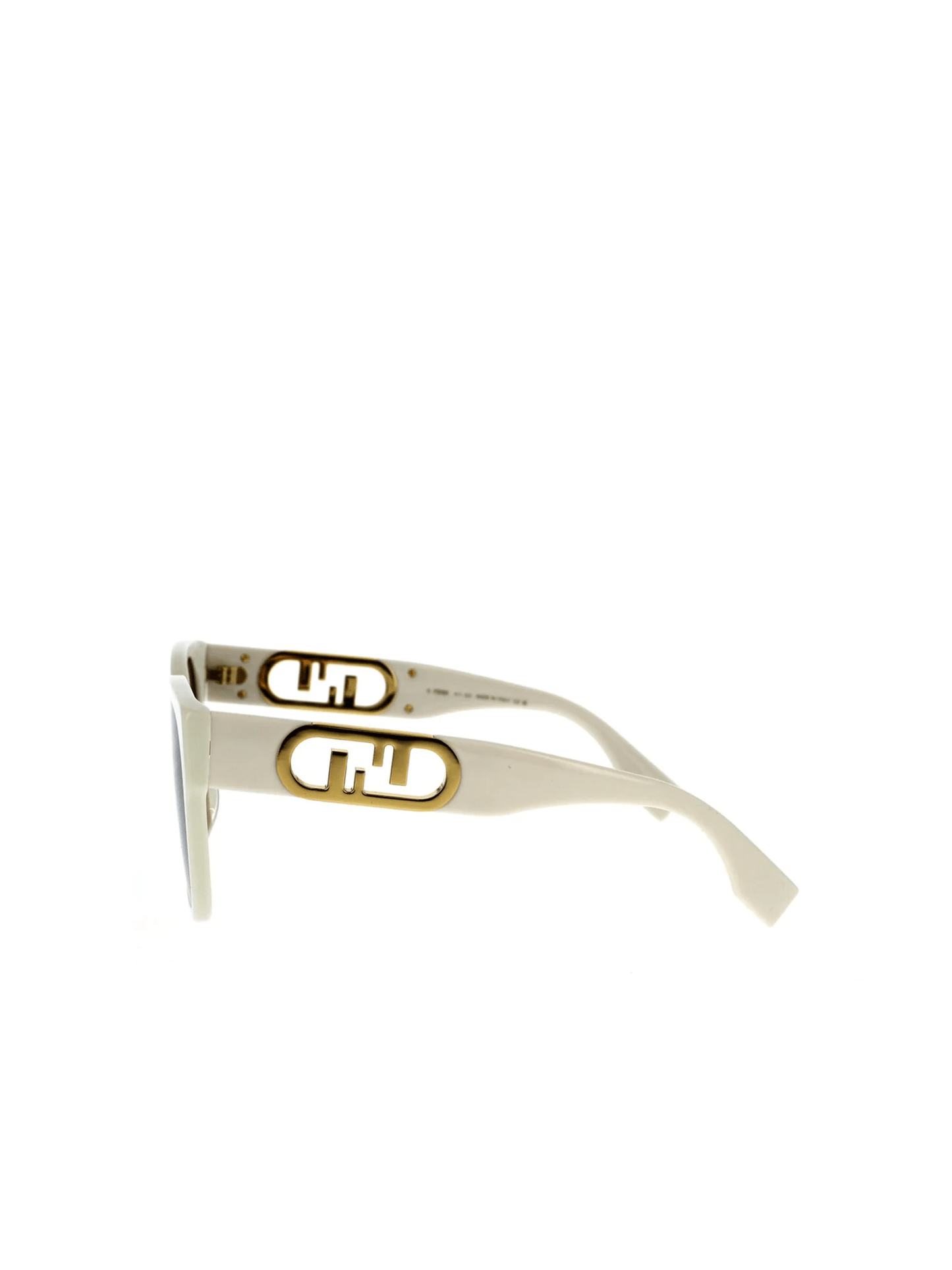 Fendi FE40063I 5425F Acetate Sunglasses in Ivory