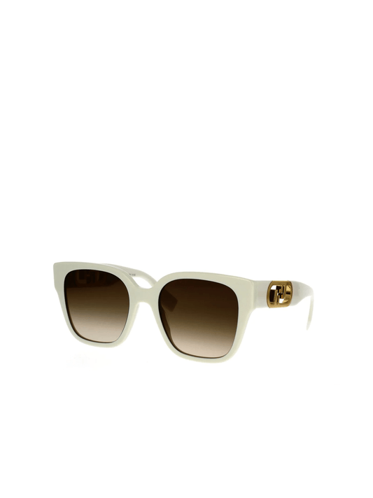 Fendi FE40063I 5425F Acetate Sunglasses in Ivory