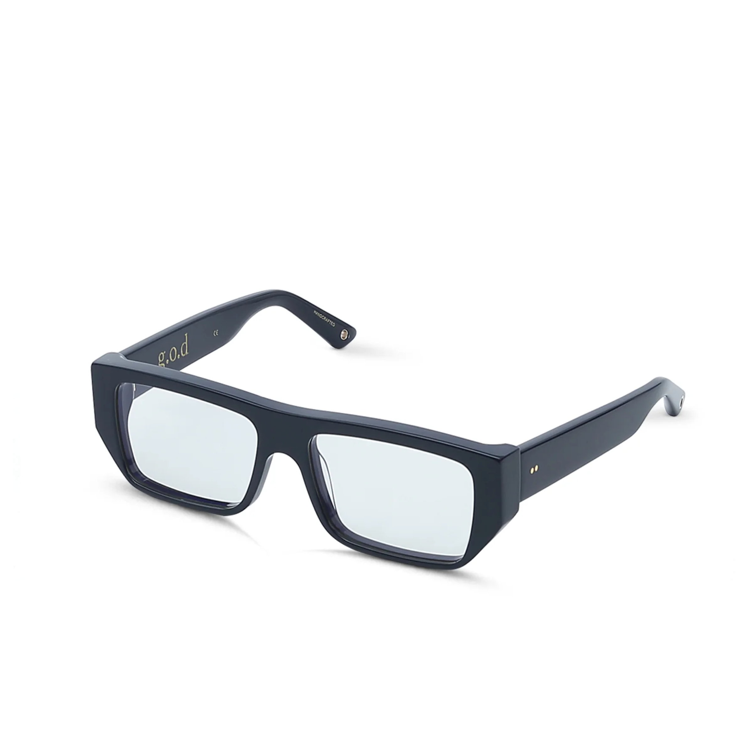 Twenty Four L Sunglasses with Dark Grey Lens in Navy