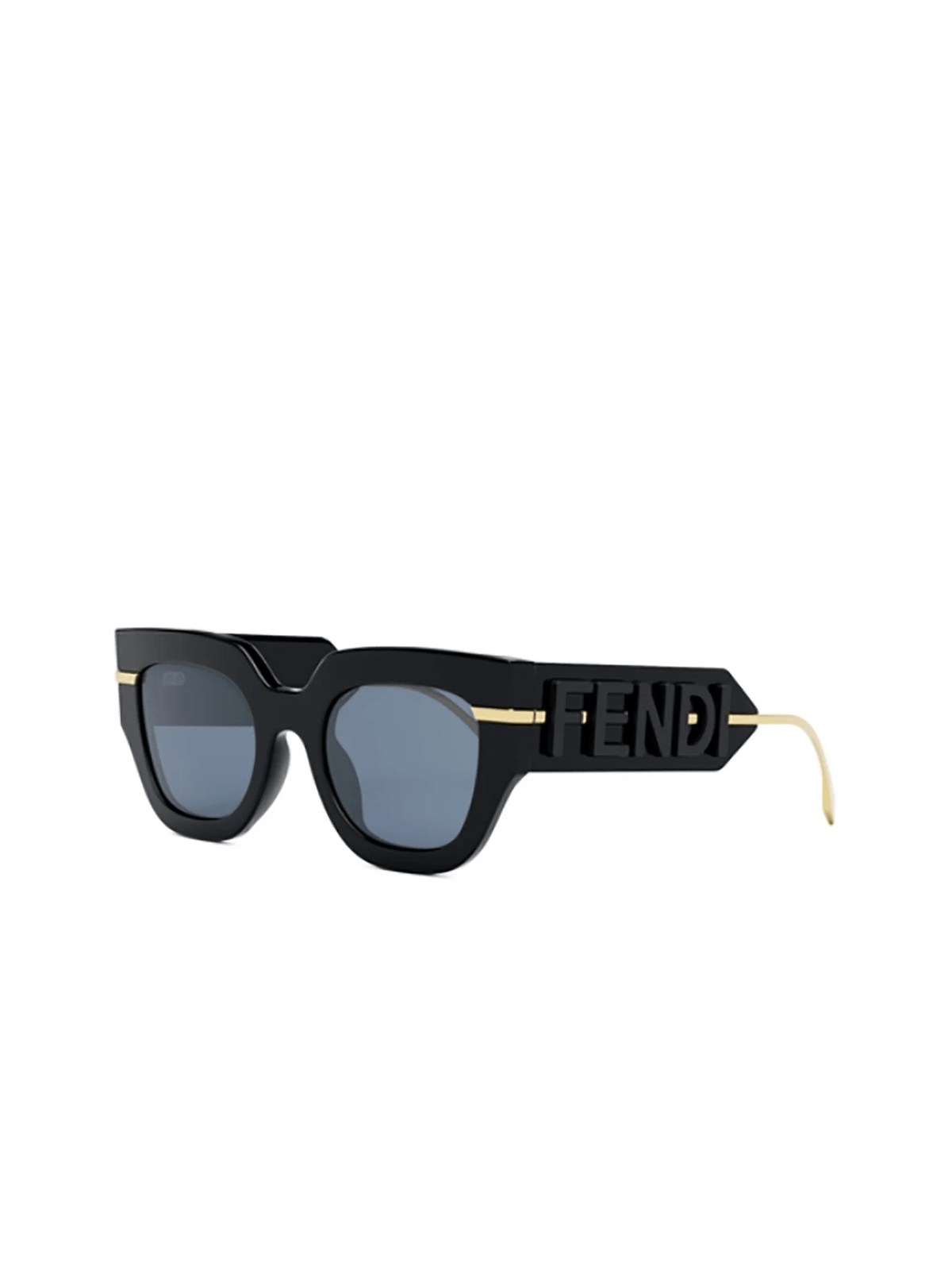 Fendi 芬迪 FE40097I 5101V 黑色板材太阳镜