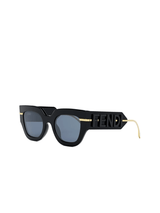 Fendi 芬迪 FE40097I 5101V 黑色板材太阳镜