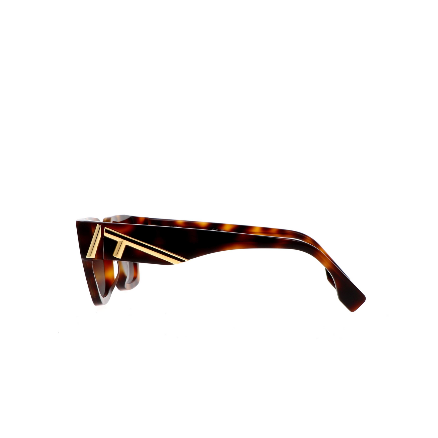 Fendi FE40099F 6653B Acetate Sunglasses in Tortoise