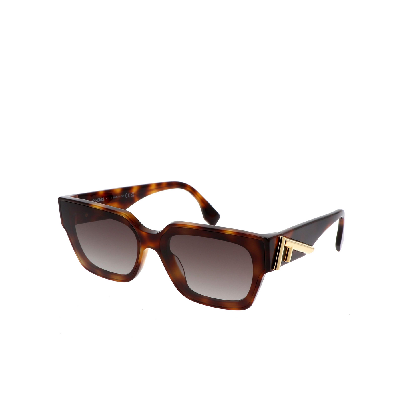 Fendi FE40099F 6653B Acetate Sunglasses in Tortoise