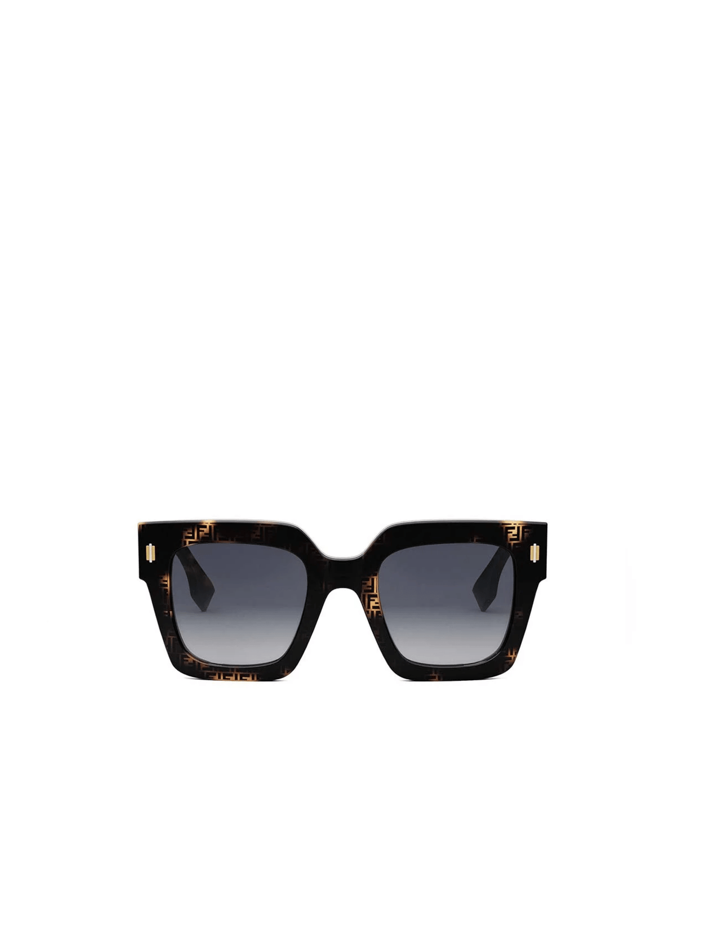 Fendi FE40101F 5255B Acetate Sunglasses in Havana