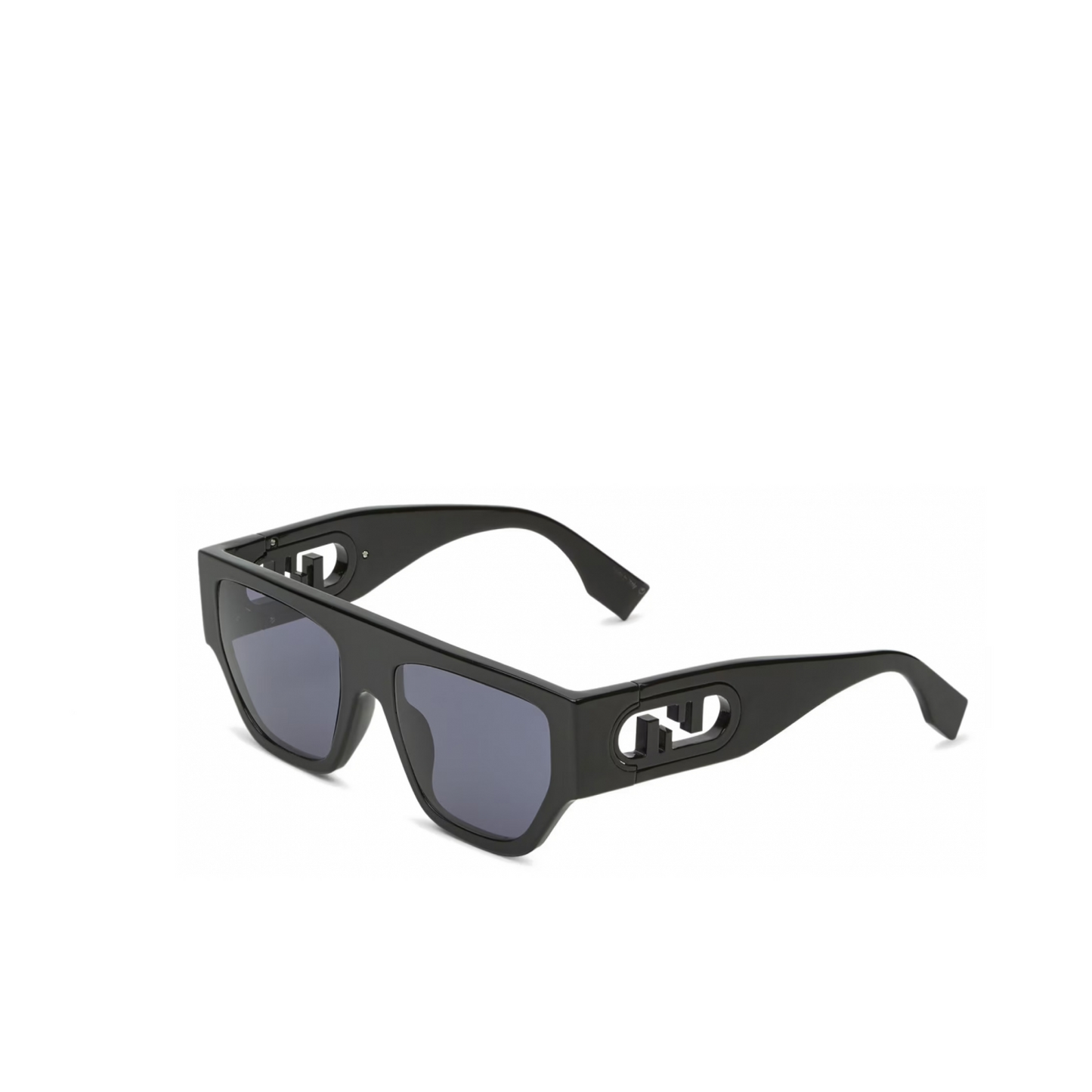 Fendi FE40108U 5401V Injected Sunglasses in Black/Blue