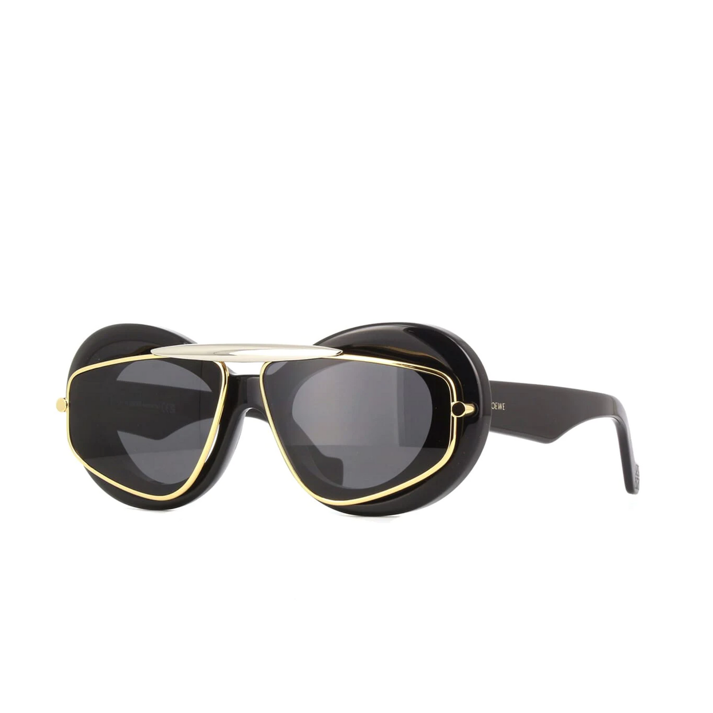 Loewe LW40120I 5901A Acetate Sunglasses in Black