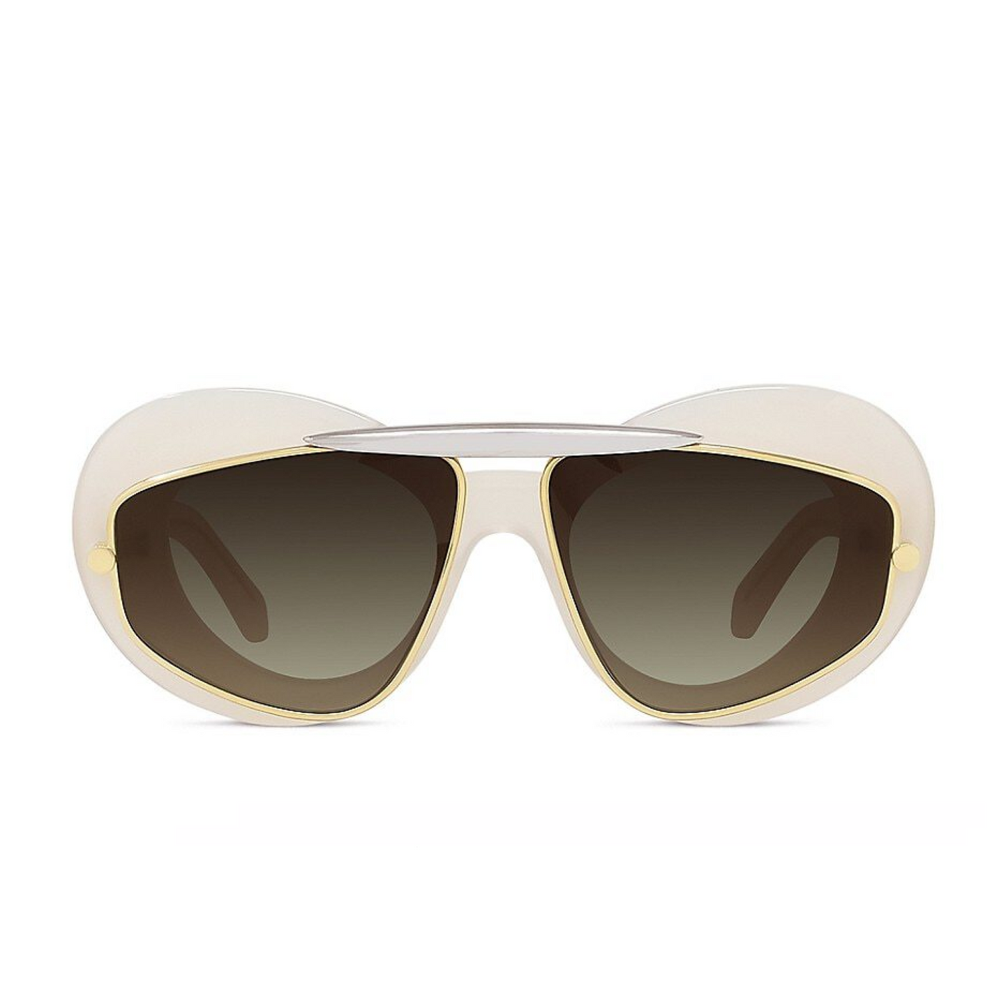 Loewe LW40120I 5925F Acetate Sunglasses in Ivory