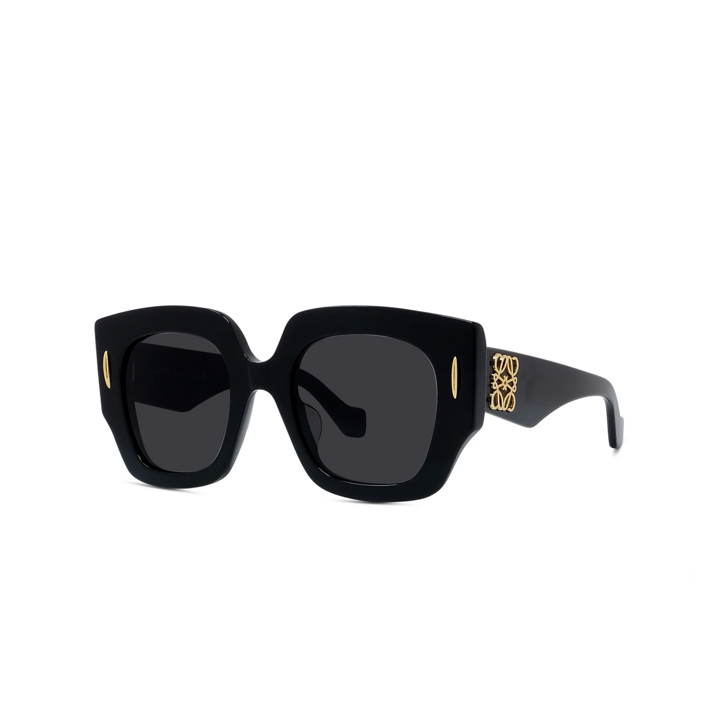 Loewe LW40129U 5001A Acetate Sunglasses in Black