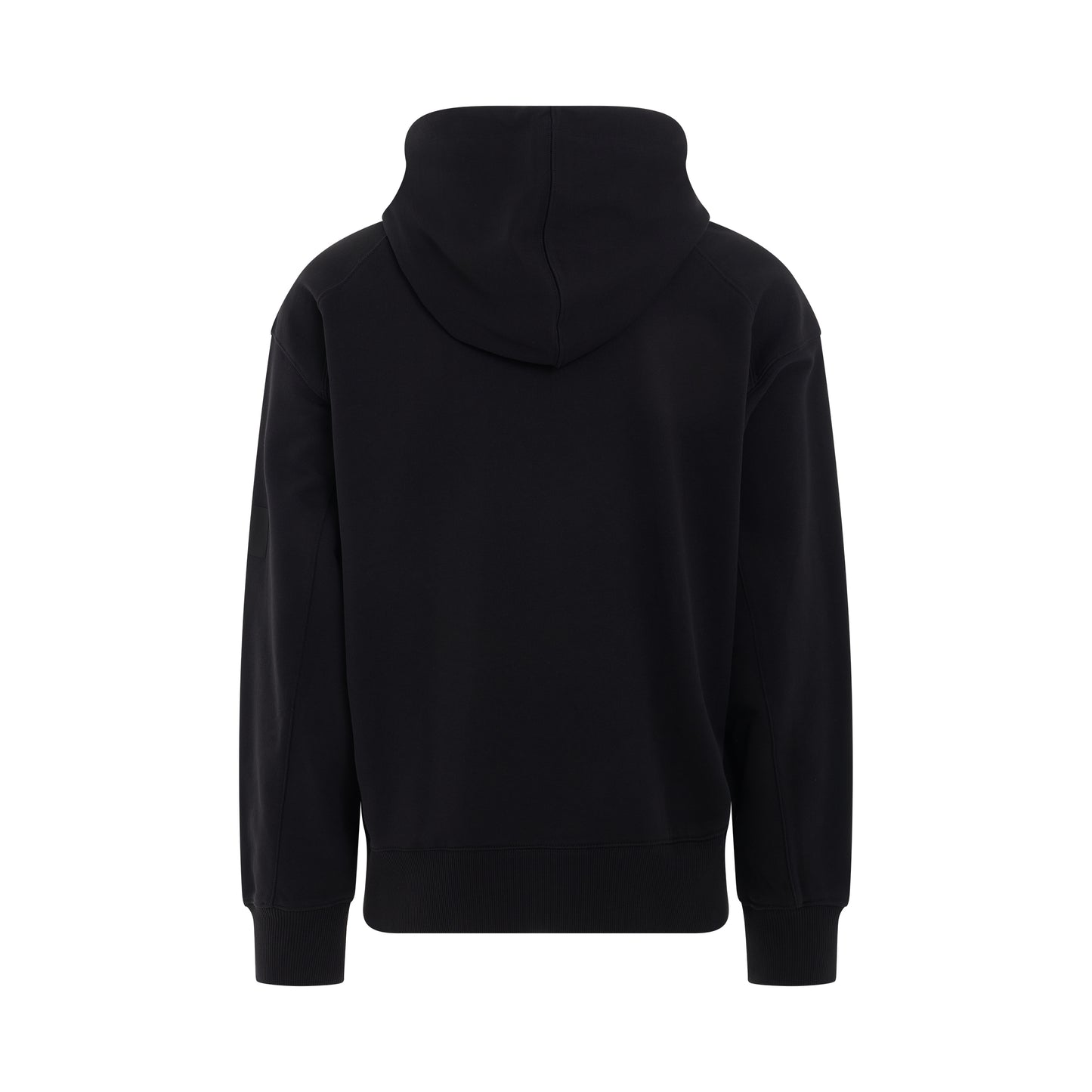Organic Cotton Terry Hoodie in Black