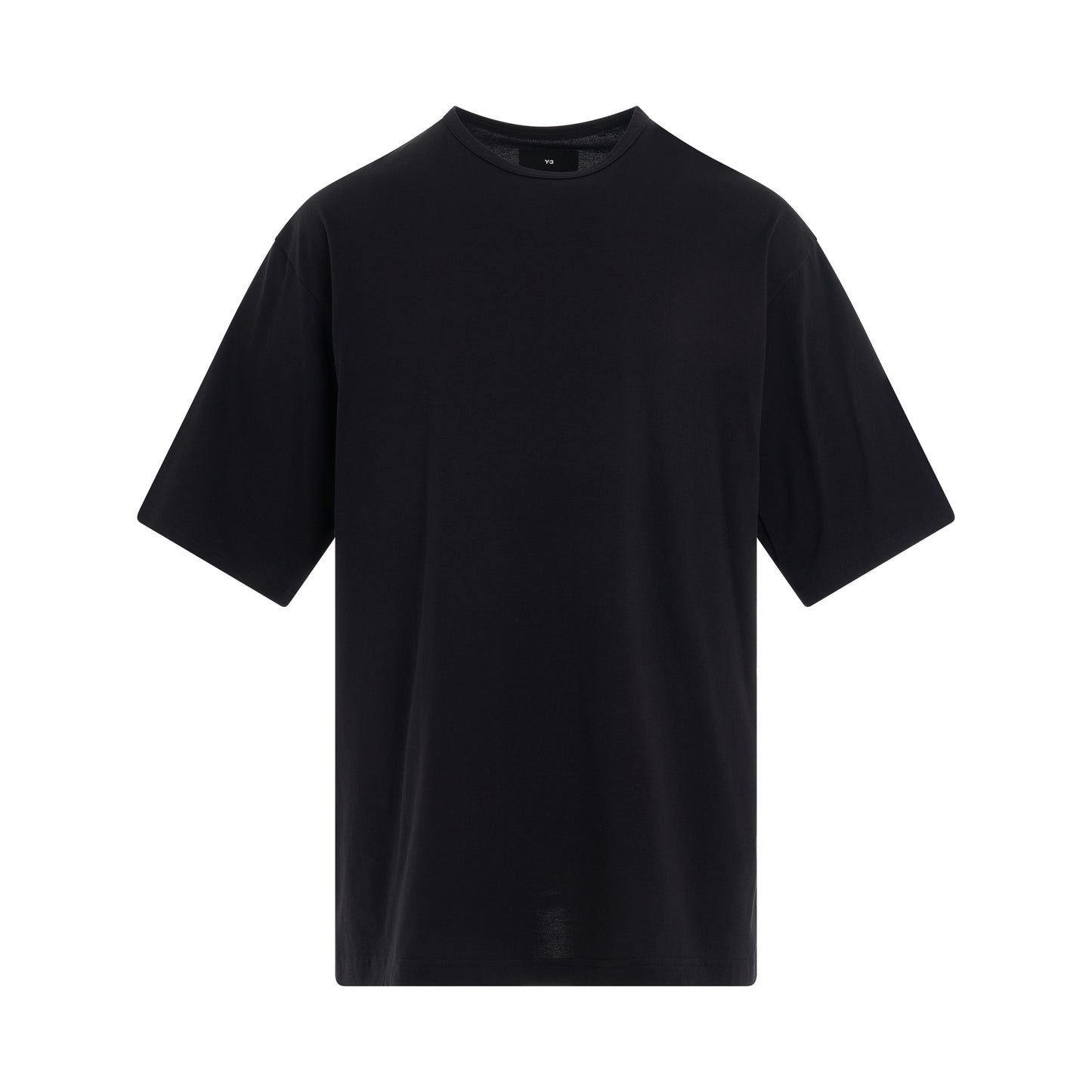 Boxy Short Sleeve T-Shirt in Black