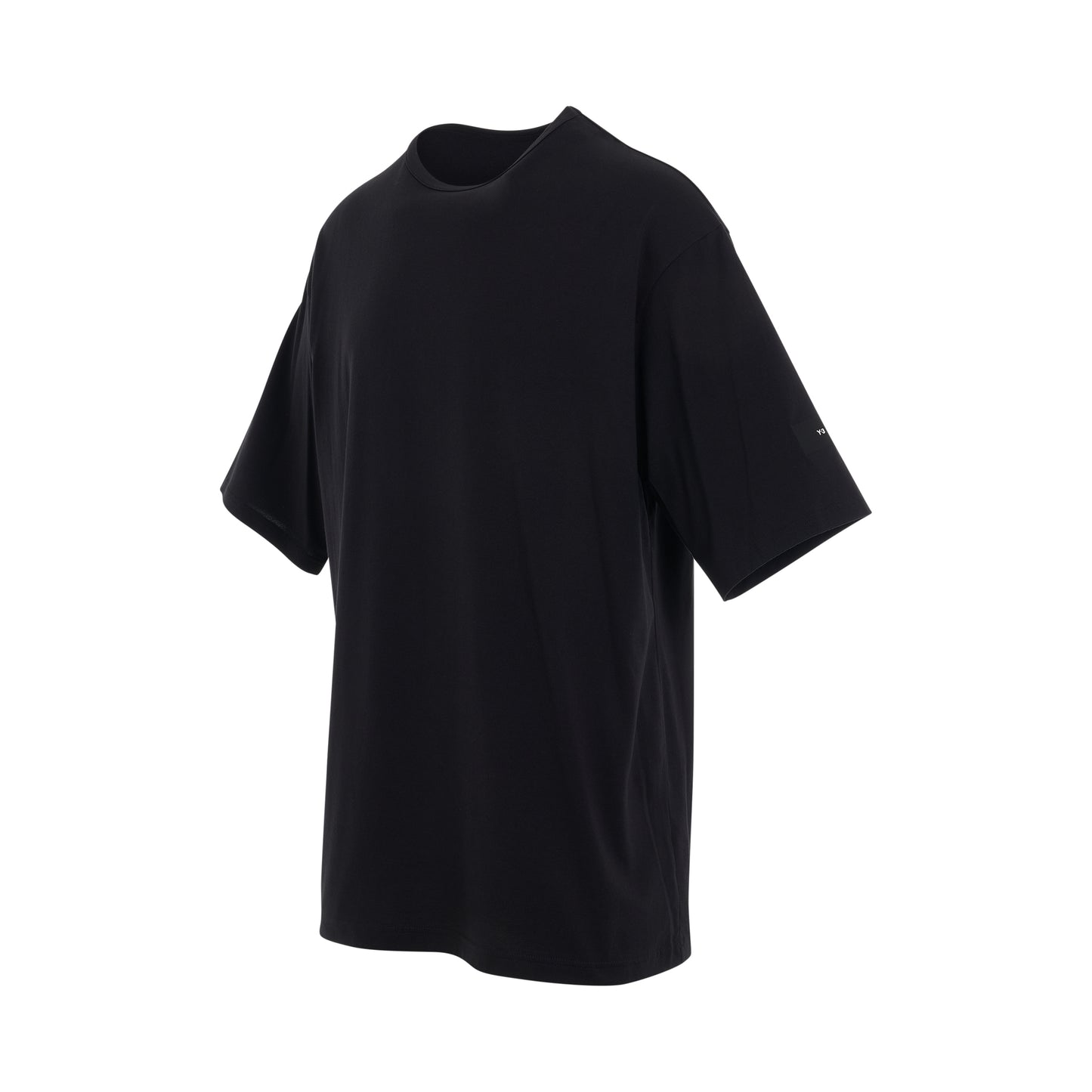 Boxy Short Sleeve T-Shirt in Black