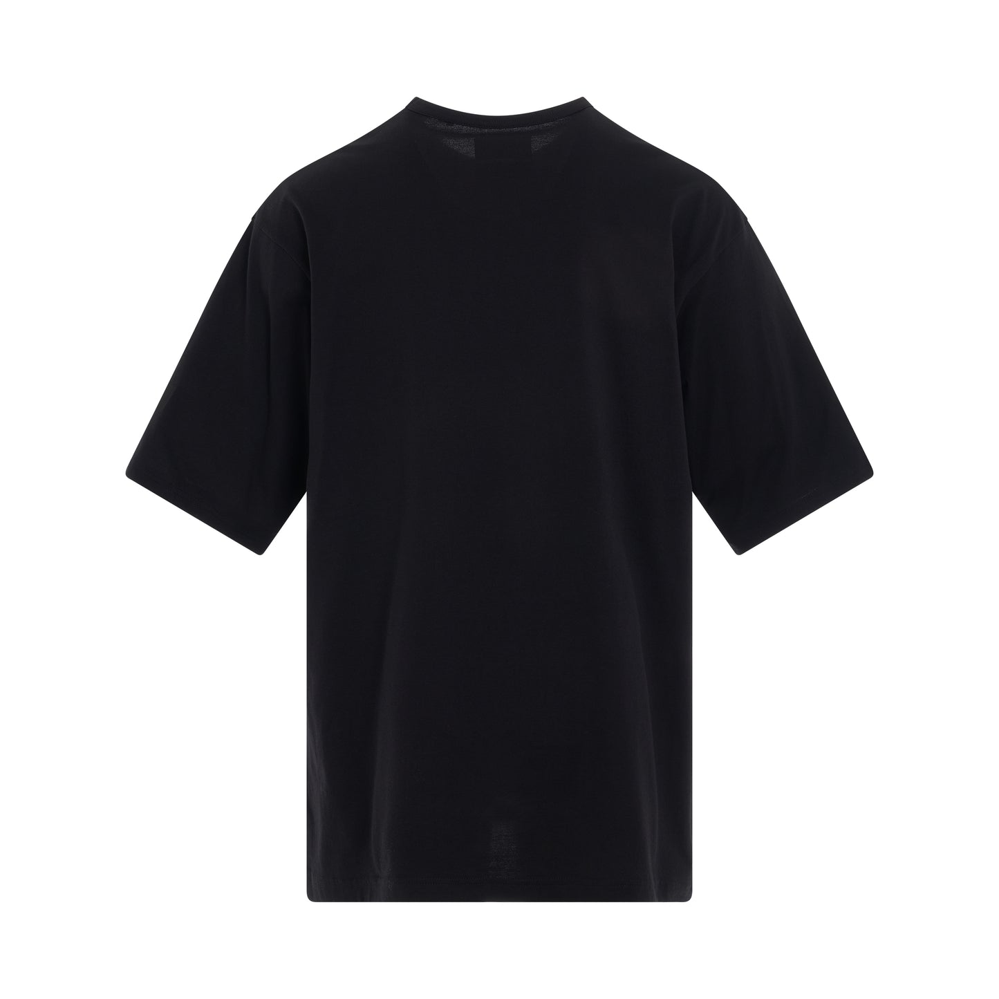 Boxy Short Sleeve T-Shirt in Black