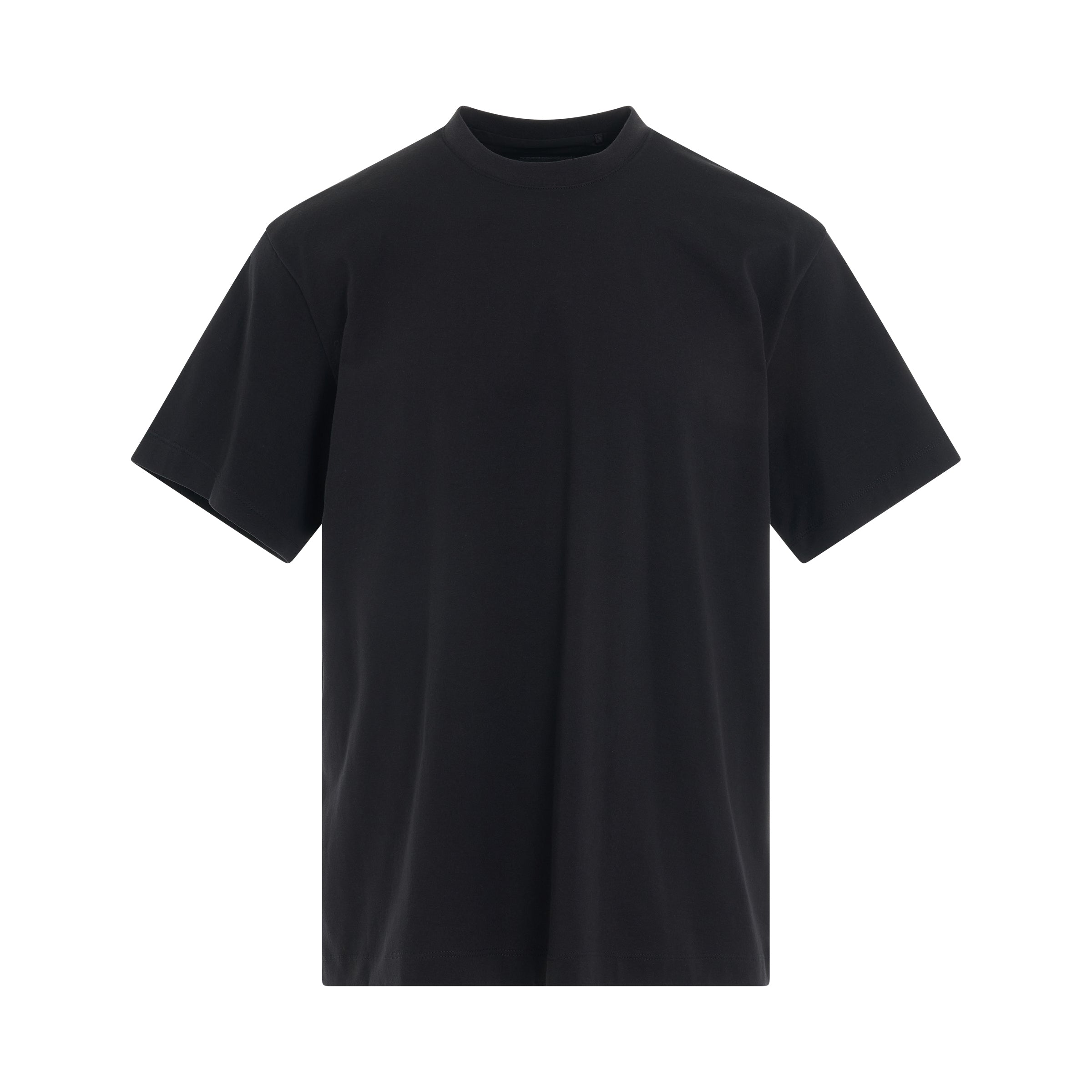 Relaxed Short Sleeve T-Shirt in Black