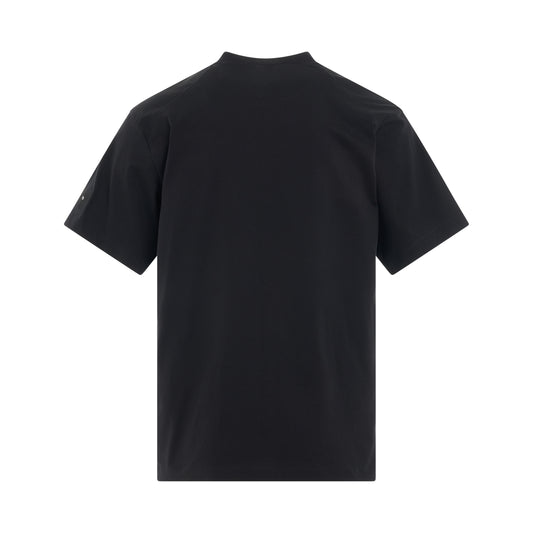 Relaxed Short Sleeve T-Shirt in Black