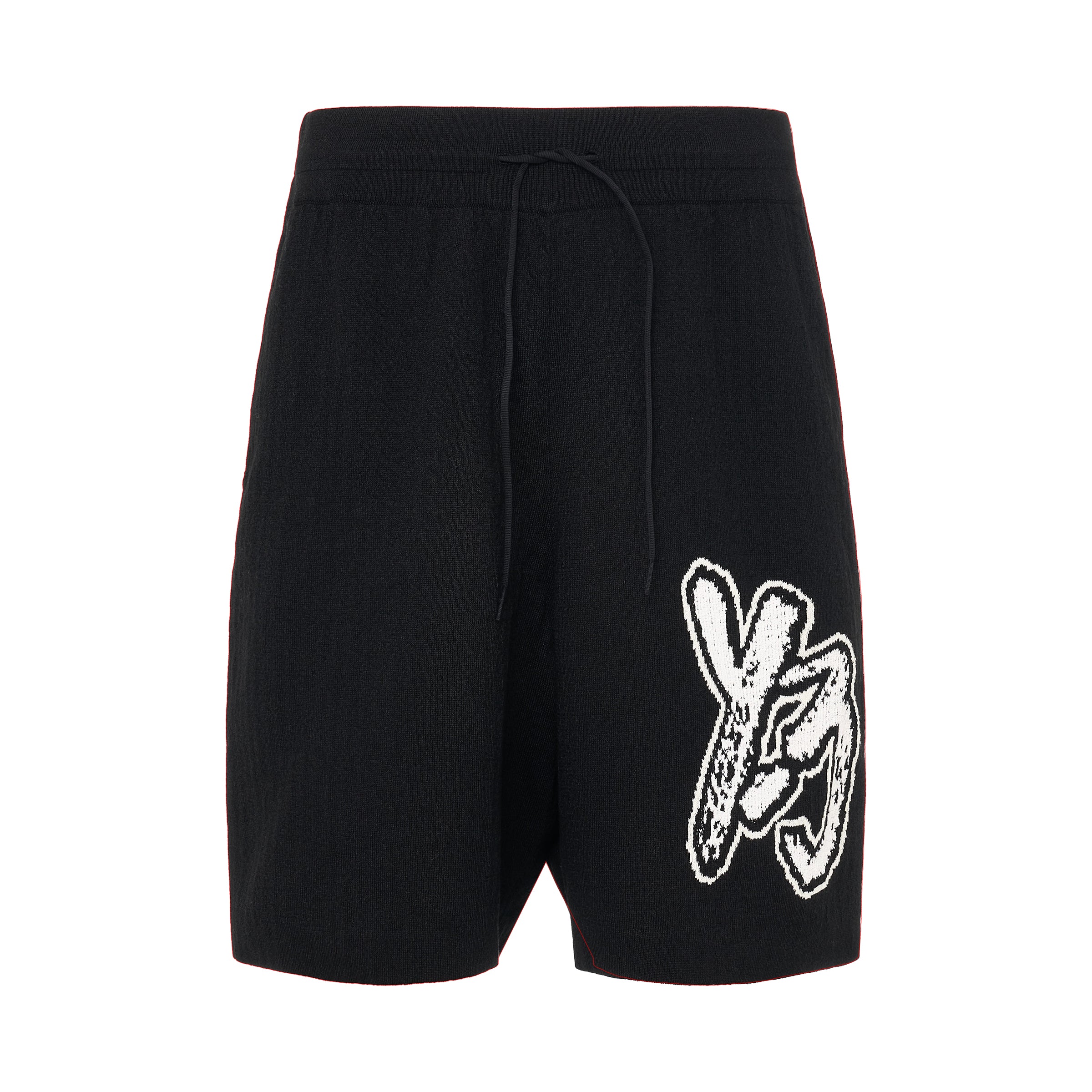 Logo Knit Short in Black