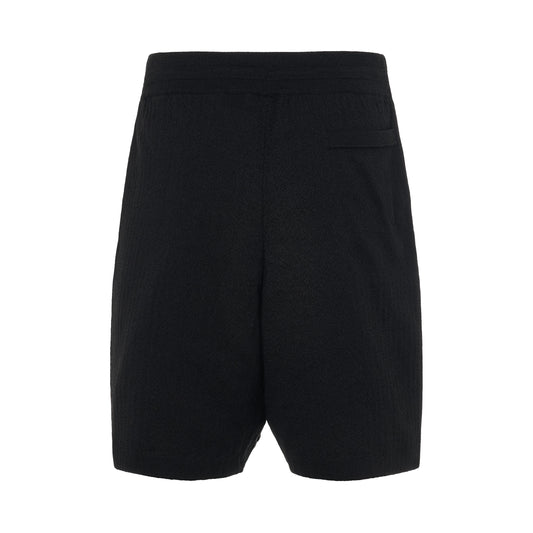 Logo Knit Short in Black