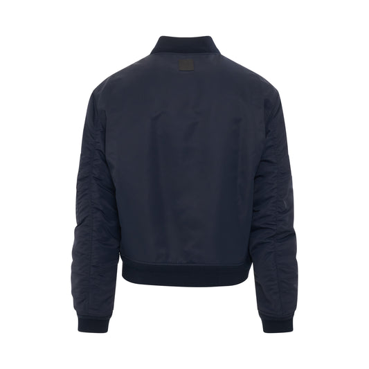 Bomber Jacket in Midnight Blue