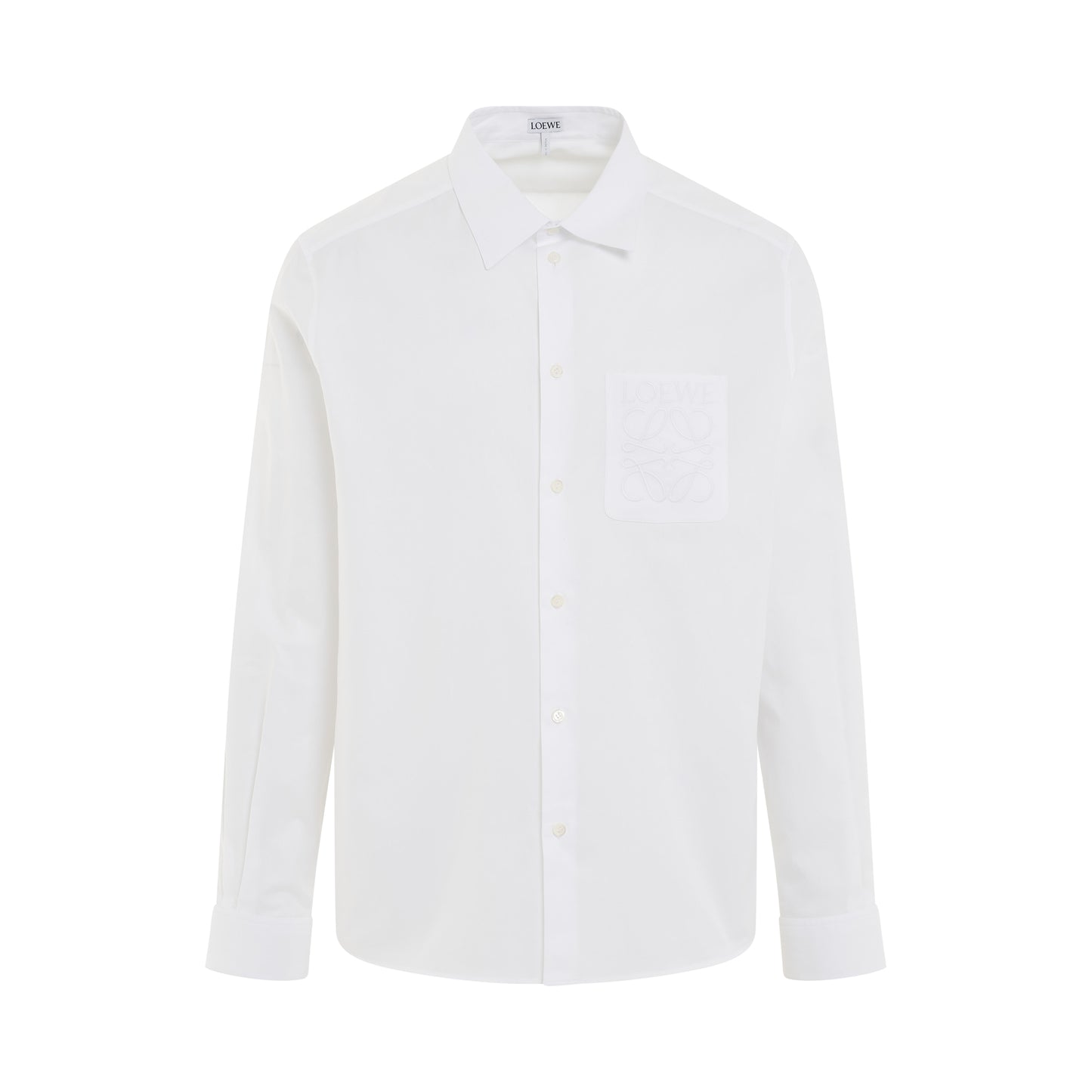 Anagram Pocket Shirt in White