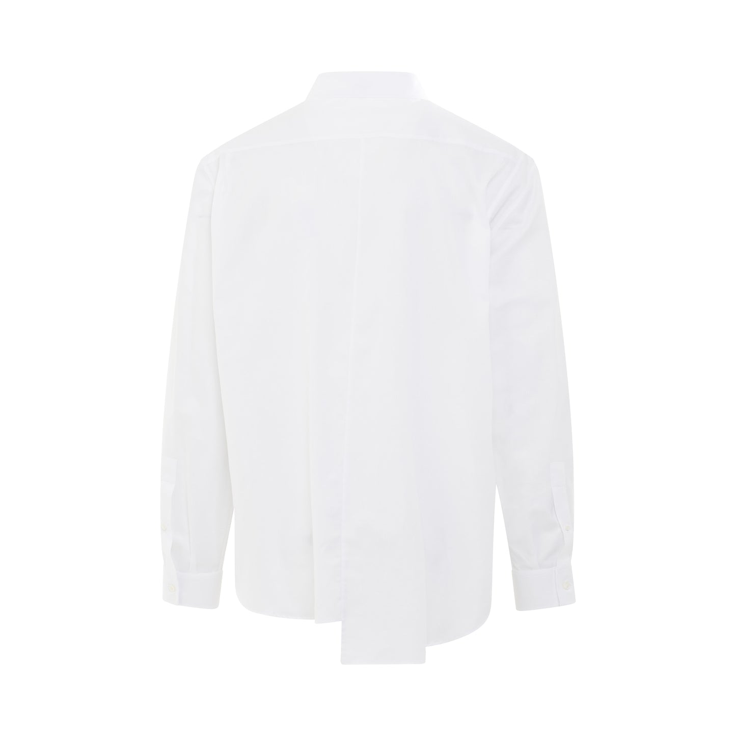 Asymmetric Shirt in White