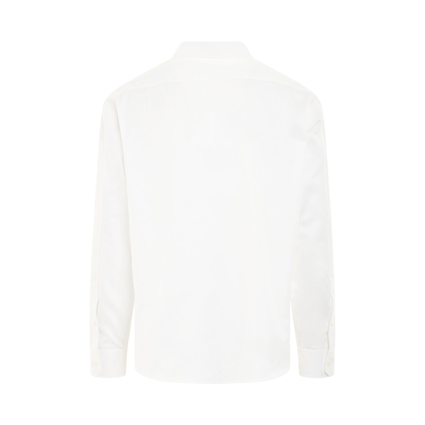 Anagram Logo Embroidered Shirt in White