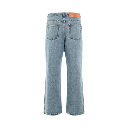 Anagram Baggy Jeans AF in Mid Blue Denim