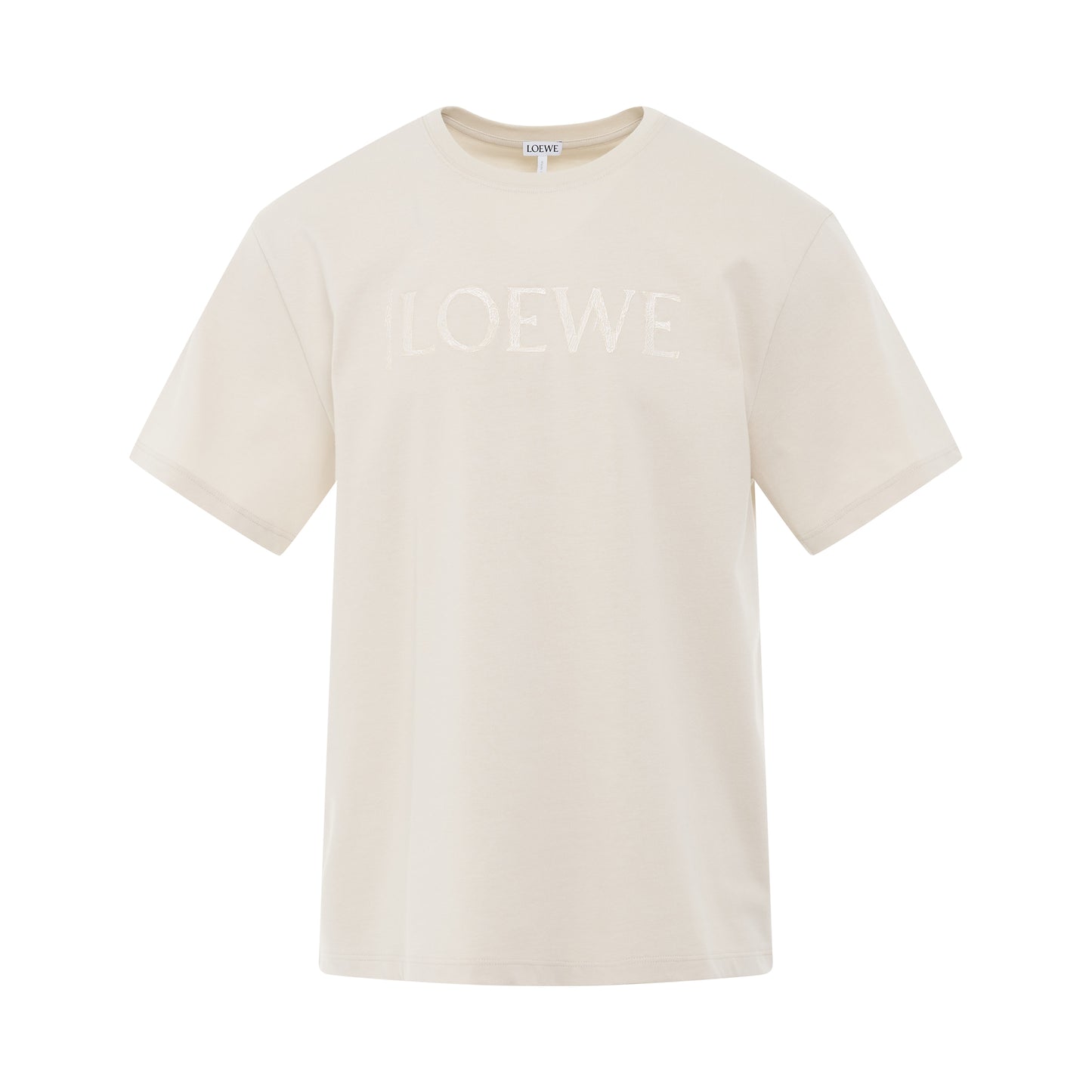 Logo T-Shirt in Creta Beige