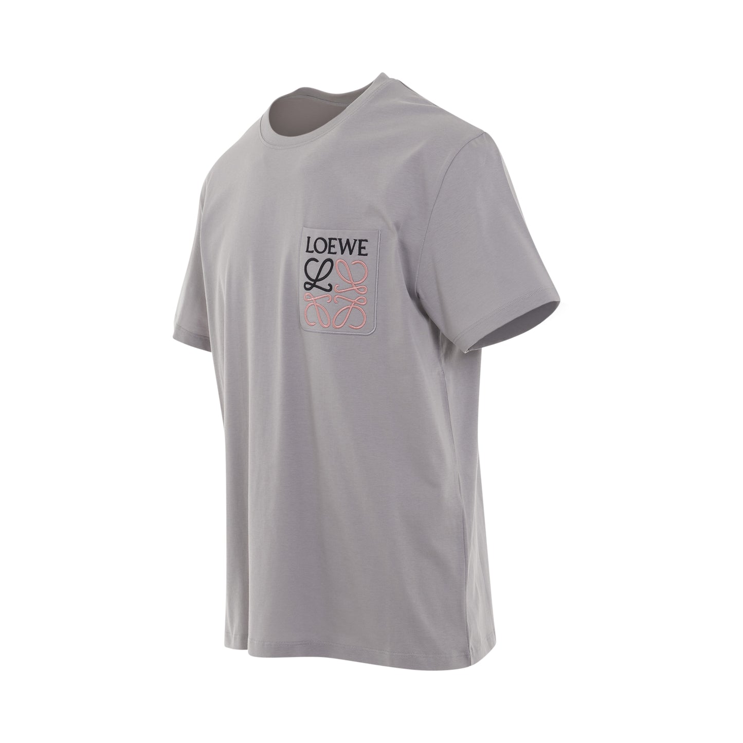 Anagram Pocket T-Shirt in Medium Grey