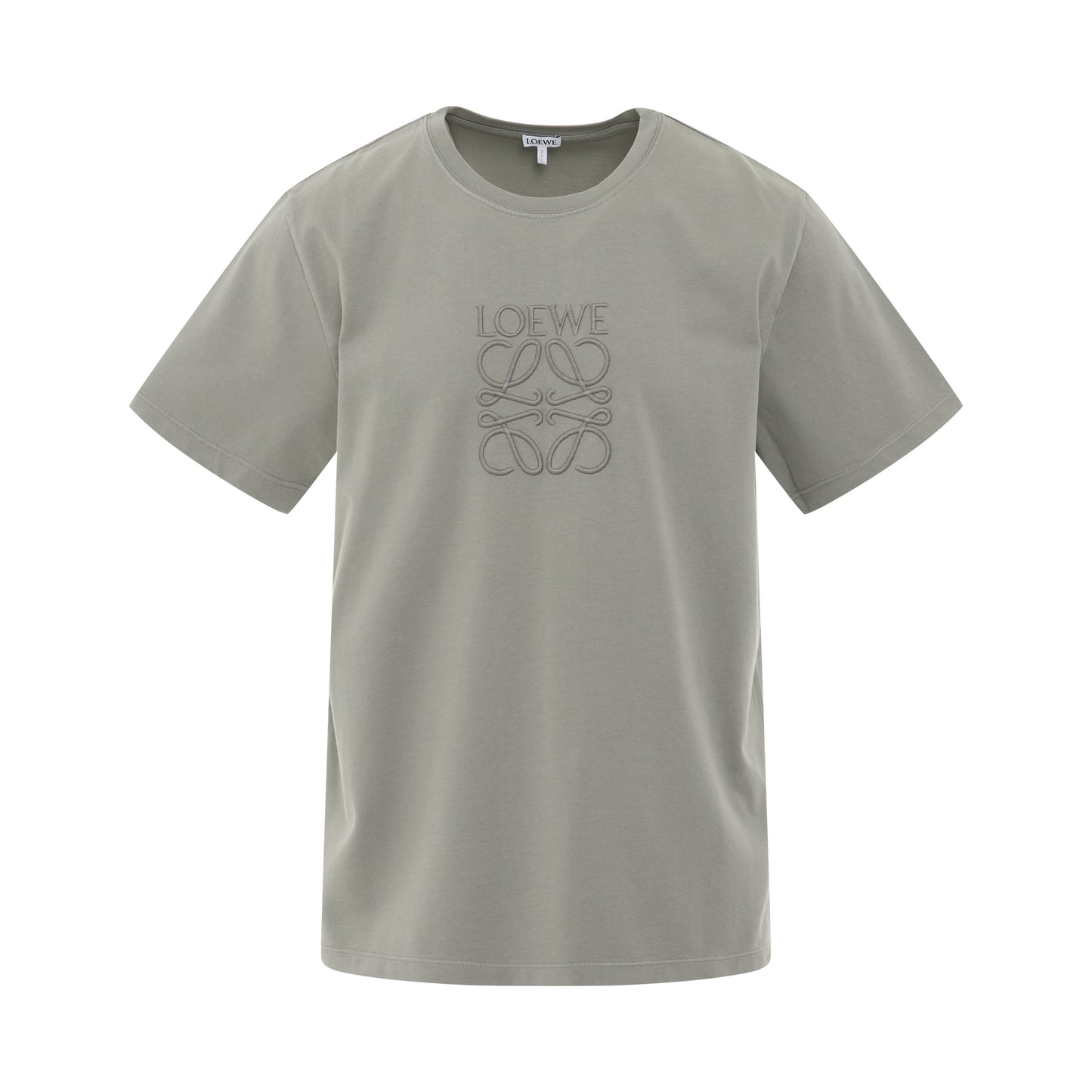 Overdyed Anagram T-Shirt in Platinum